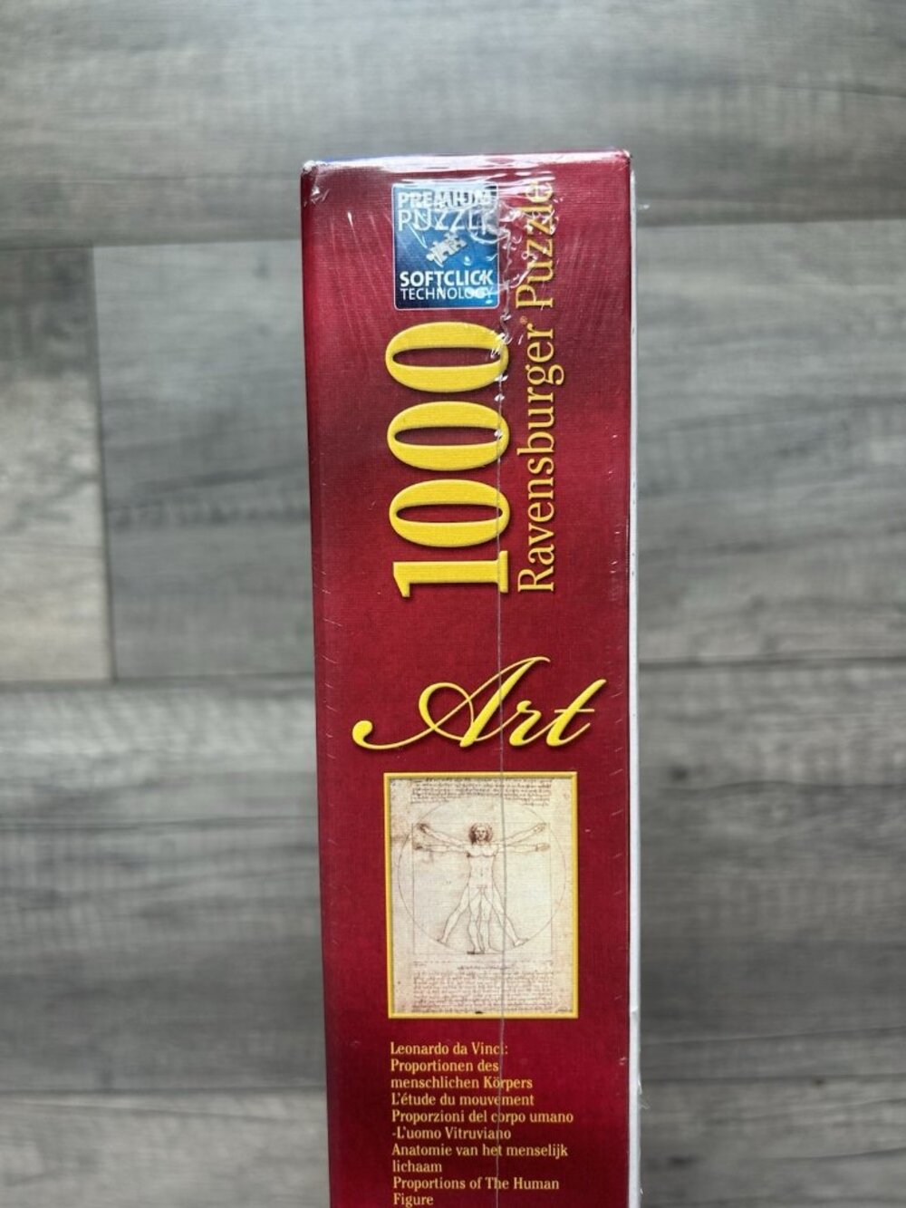 Ravensburger Leonardo da Vinci Vitruvian Man 1000PC Puzzle Softclick Technology - Picture 14 of 16